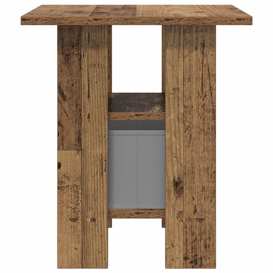 Nattbord med skuff Gammelt tre 41 x 40 x 45 cm Konstruert tre