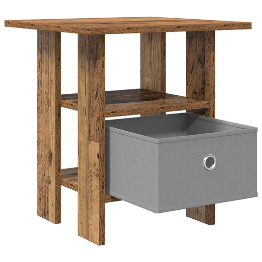 Nattbord 2 pcs Gammelt tre 41 x 40 x 45 cm Konstruert tre