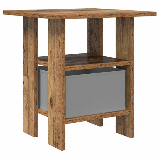 Nattbord 2 pcs Gammelt tre 41 x 40 x 45 cm Konstruert tre