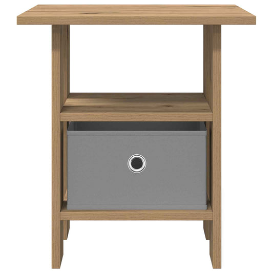 Nattbord med skuff Artisan Eik 41 x 40 x 45 cm Konstruert tre