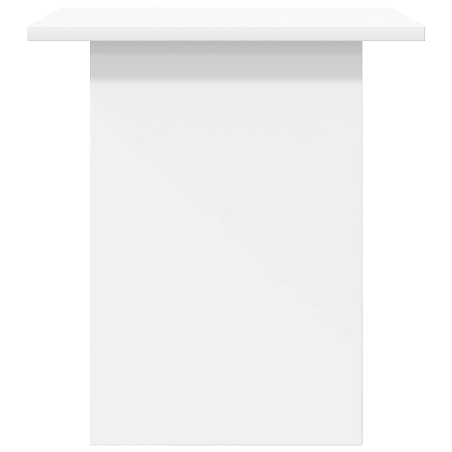 Nattbord med skuff 2 pcs Hvit 41 x 40 x 45 cm Konstruert tre