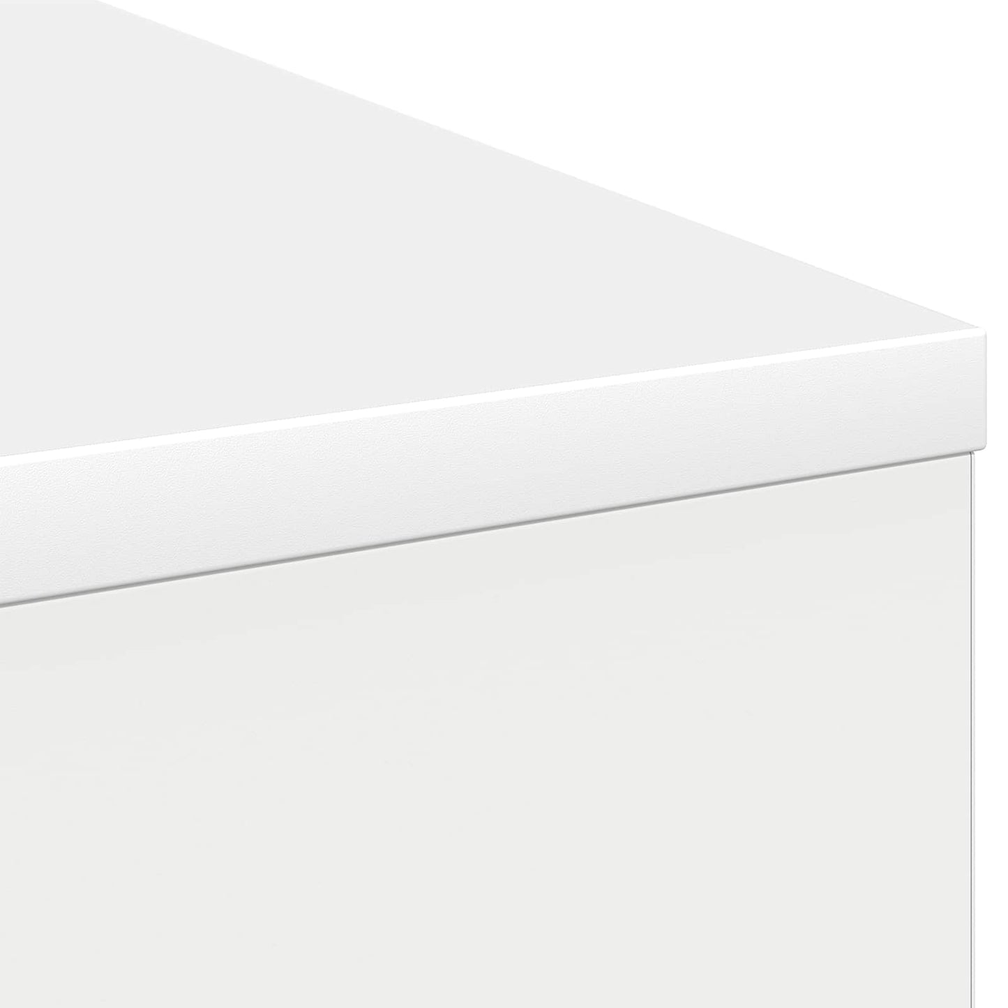 Skrivebord med skuff Hvit 100 x 40 x 75 cm Konstruert tre