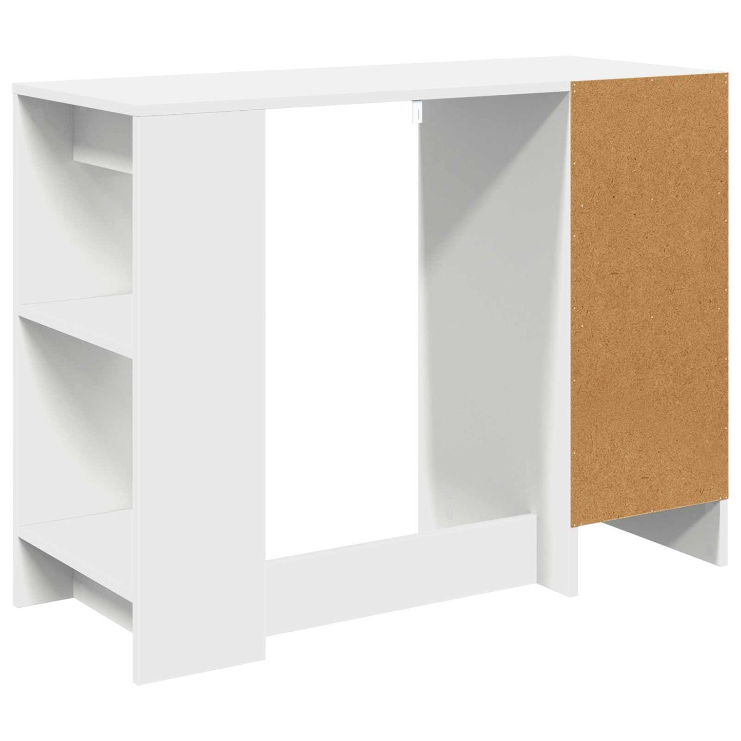 Skrivebord med skuff Hvit 100 x 40 x 75 cm Konstruert tre