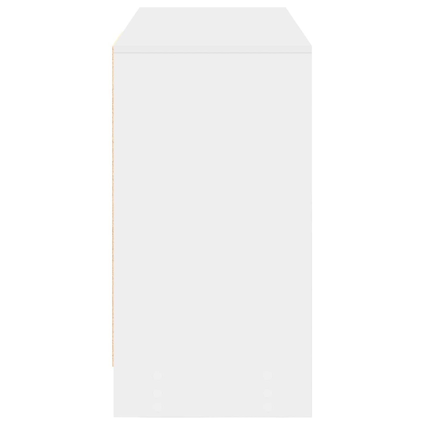Skrivebord med skuff Hvit 100 x 40 x 75 cm Konstruert tre