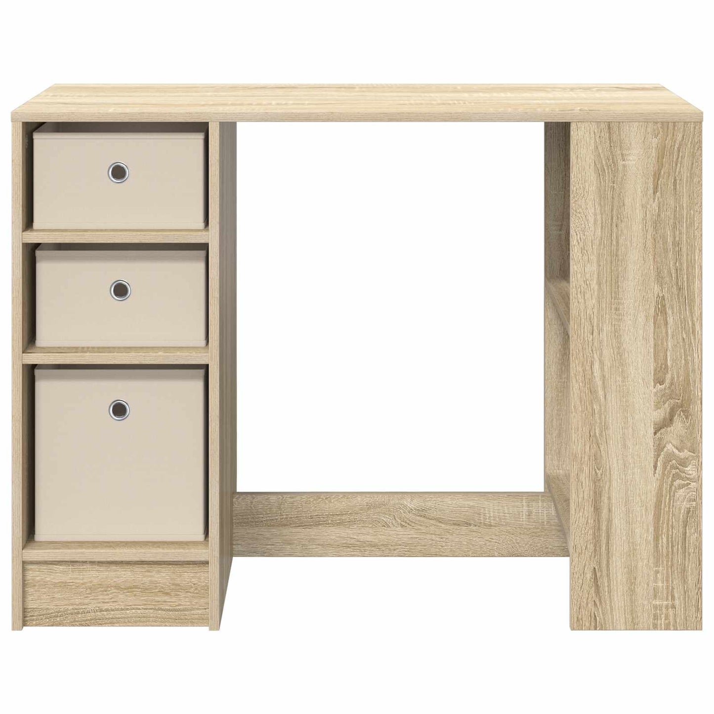 Skrivebord med skuff Sonoma eik 100 x 40 x 75 cm Konstruert tre