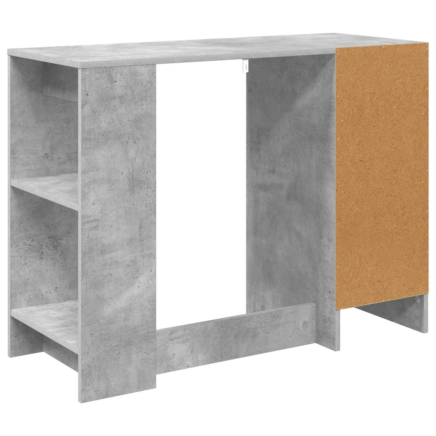 Skrivebord med skuff Betonggrå 100 x 40 x 75 cm Konstruert tre