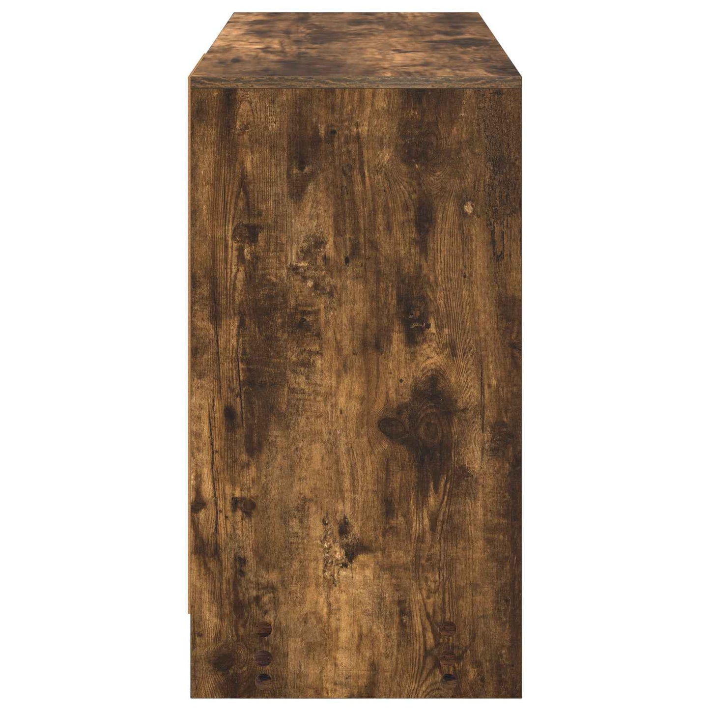 Skrivebord med skuff Røkt eik 100 x 40 x 75 cm Konstruert tre
