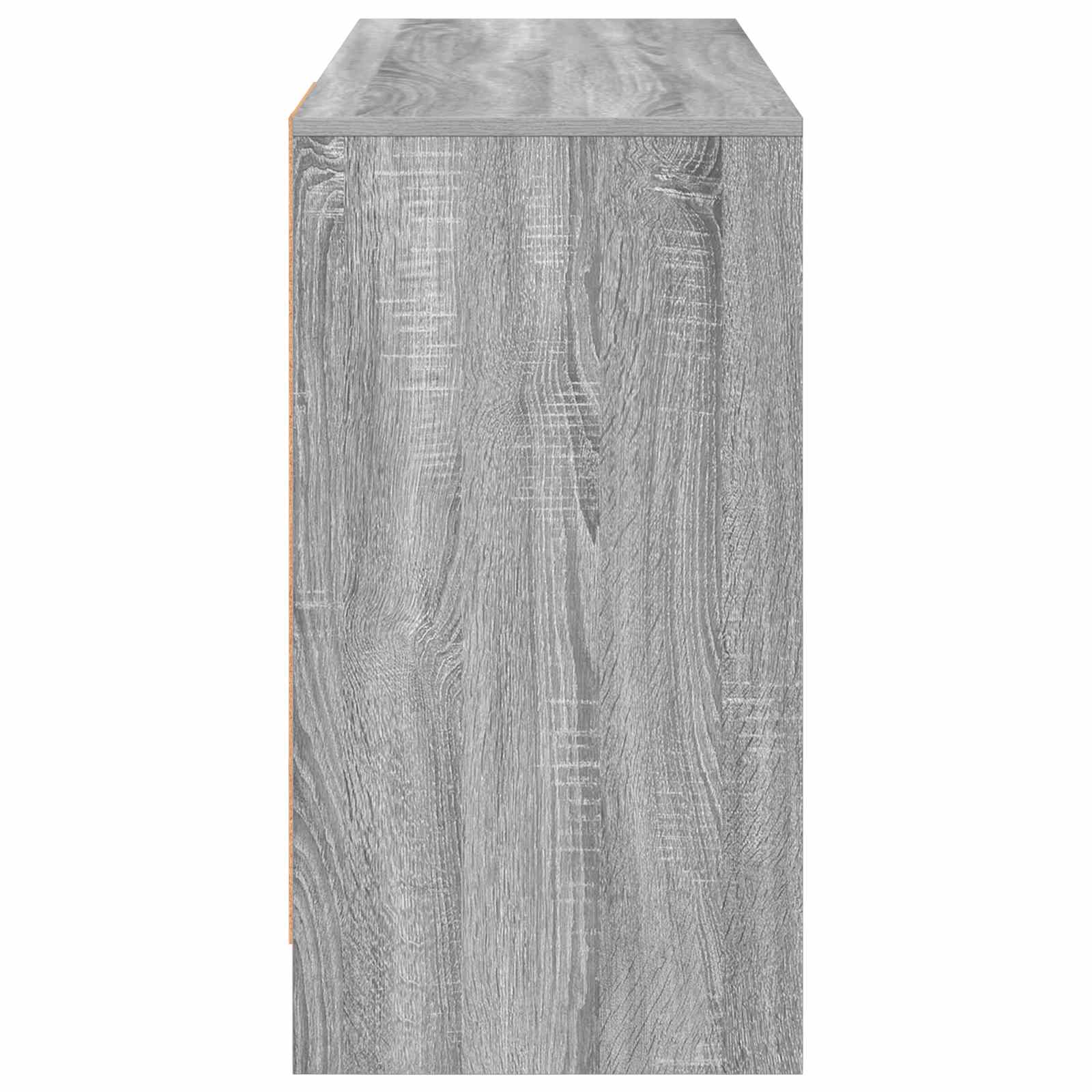 Skrivebord med skuff Grå Sonoma 100 x 40 x 75 cm Konstruert tre vidaXL