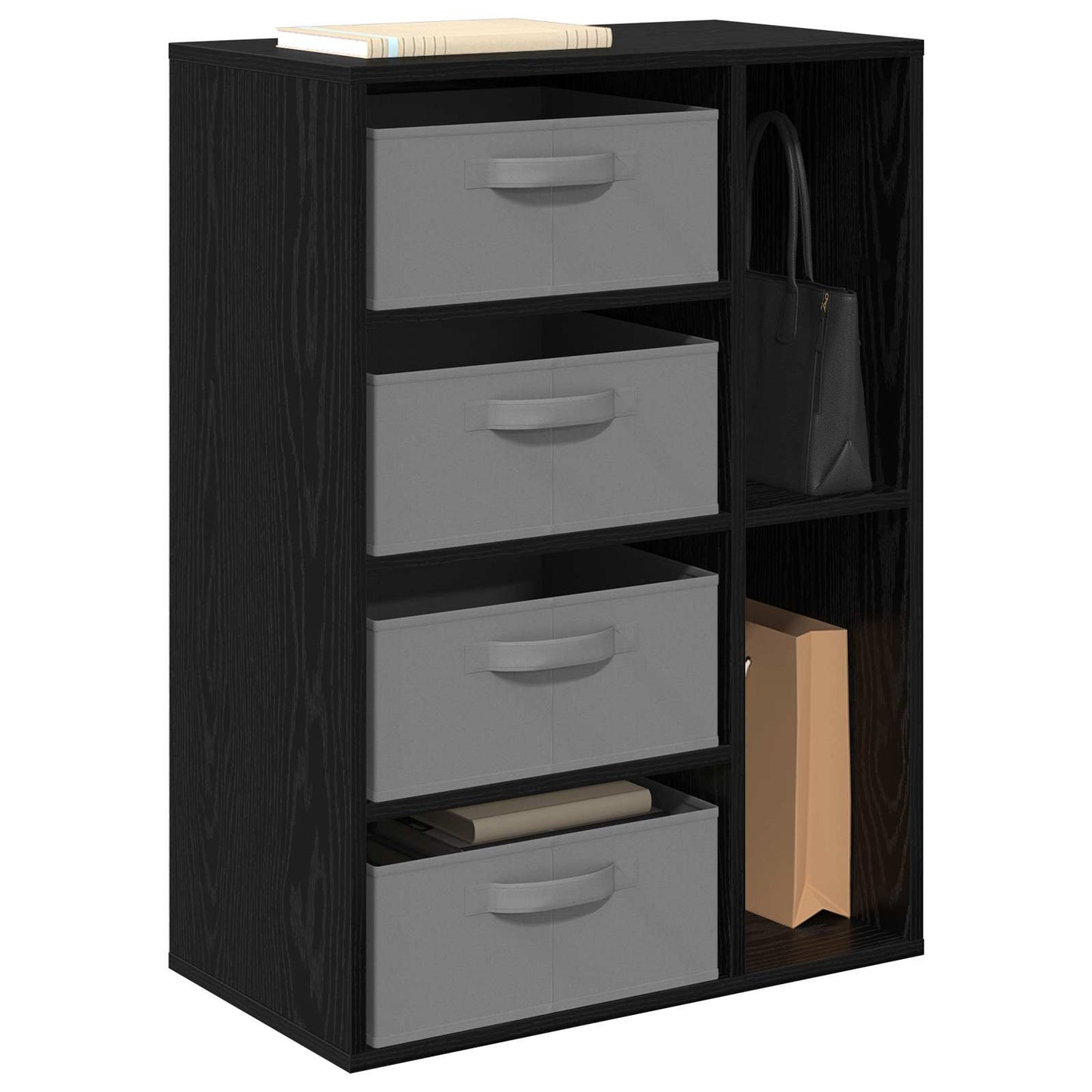 Serviesskap Svart eik 60 x 33,5 x 84 cm