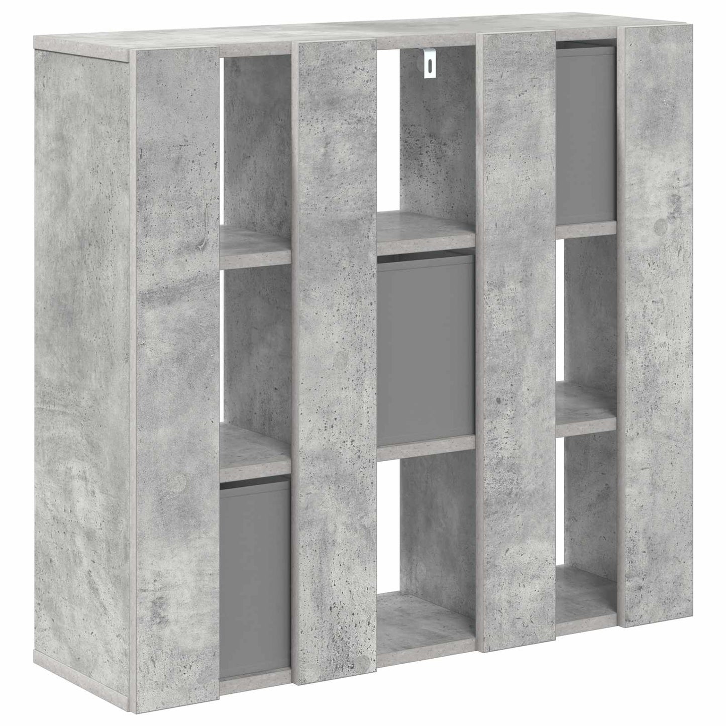 Serviesskap med skuff Betonggrå 73,5 x 24 x 69,5 cm