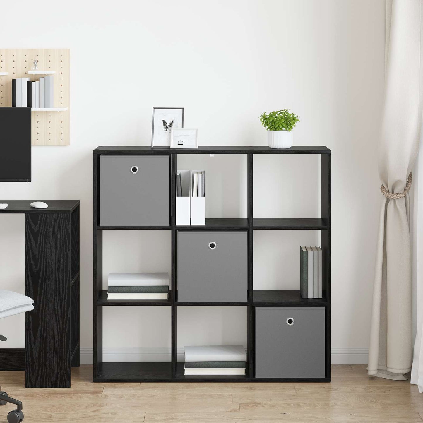 Serviesskap med skuff Svart Eik 102 x 31 x 99,5 cm