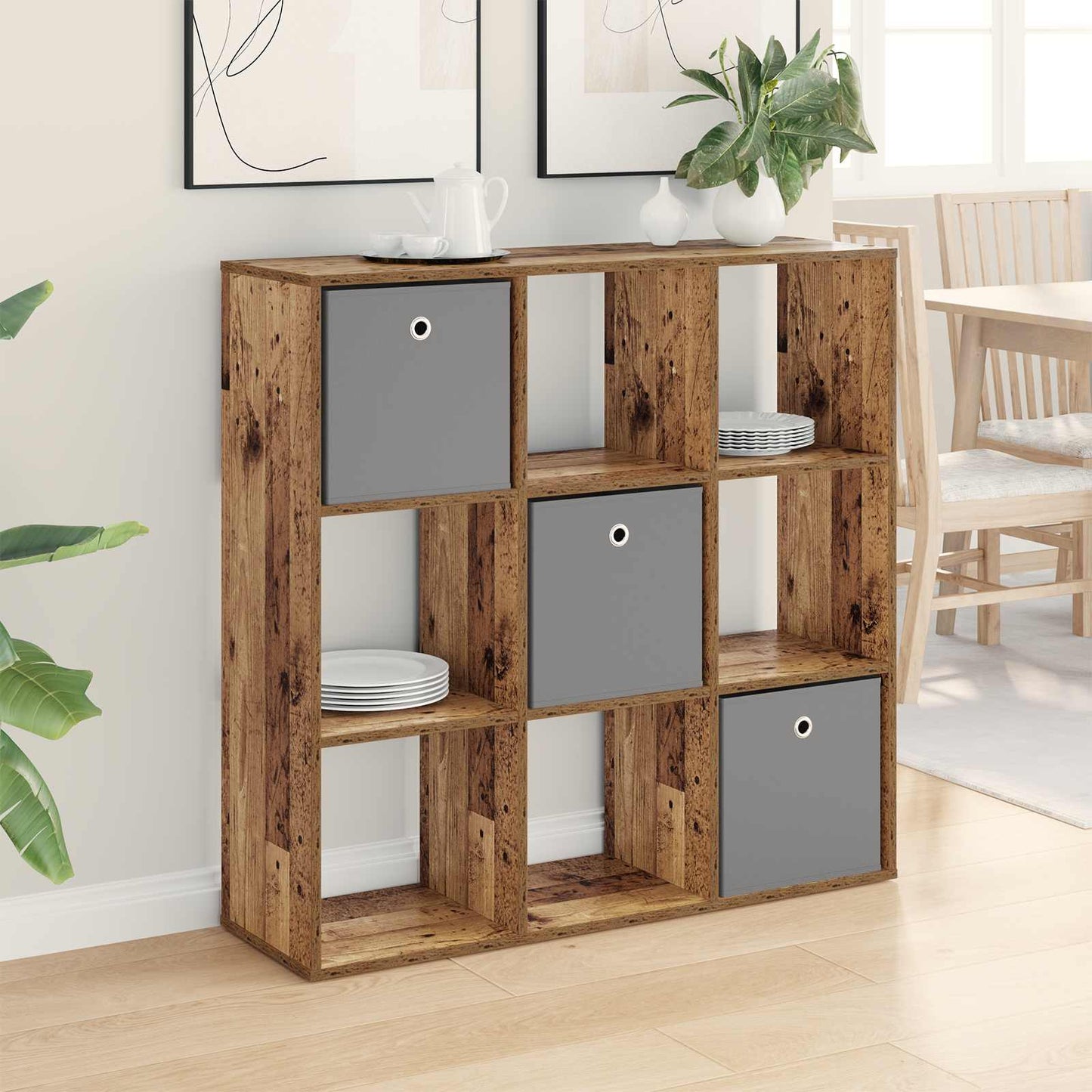 Serviesskap med skuff Gammelt tre 102 x 31 x 99,5 cm