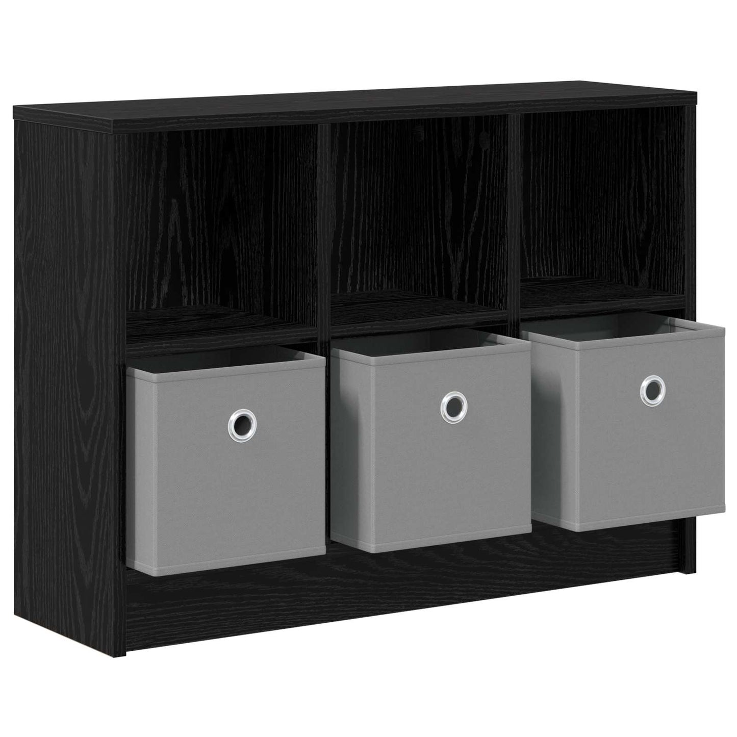 Serviesskap med skuff Svart Eik 73,5 x 22,5 x 53,5 cm