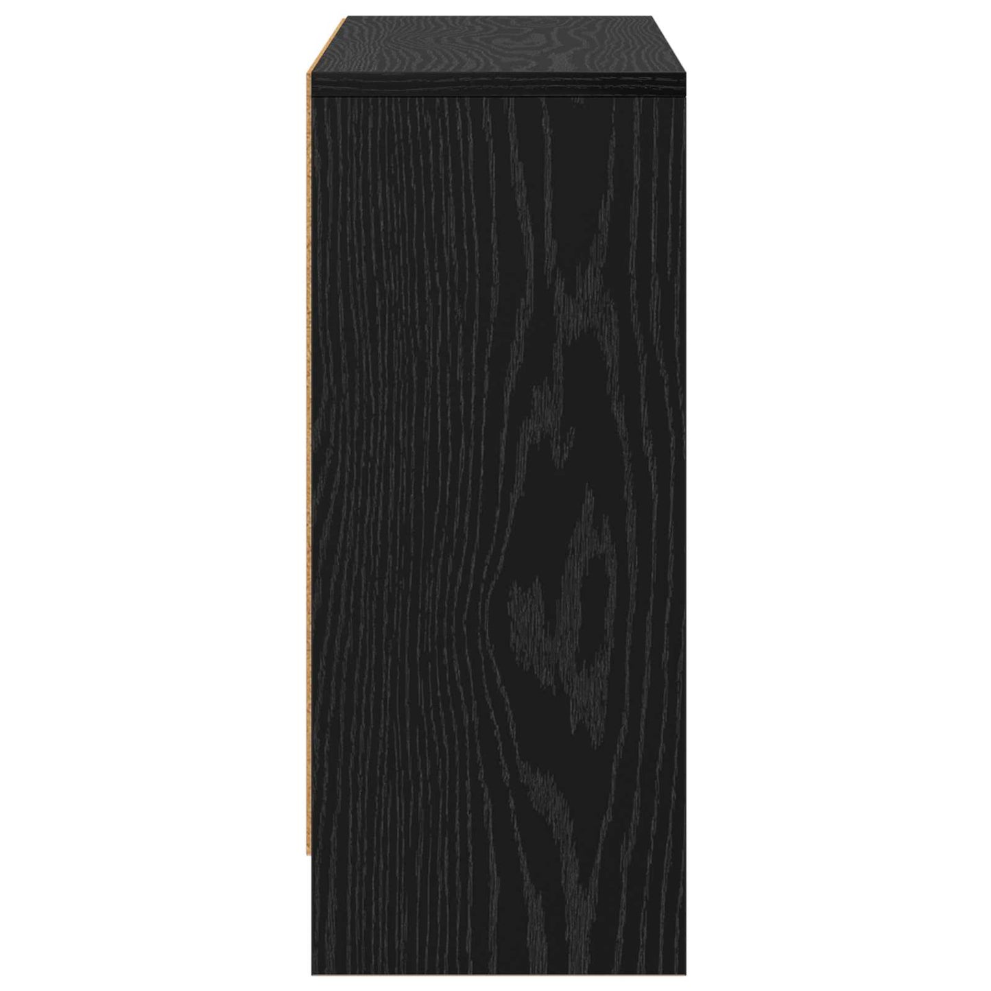 Serviesskap med skuff Svart Eik 73,5 x 22,5 x 53,5 cm