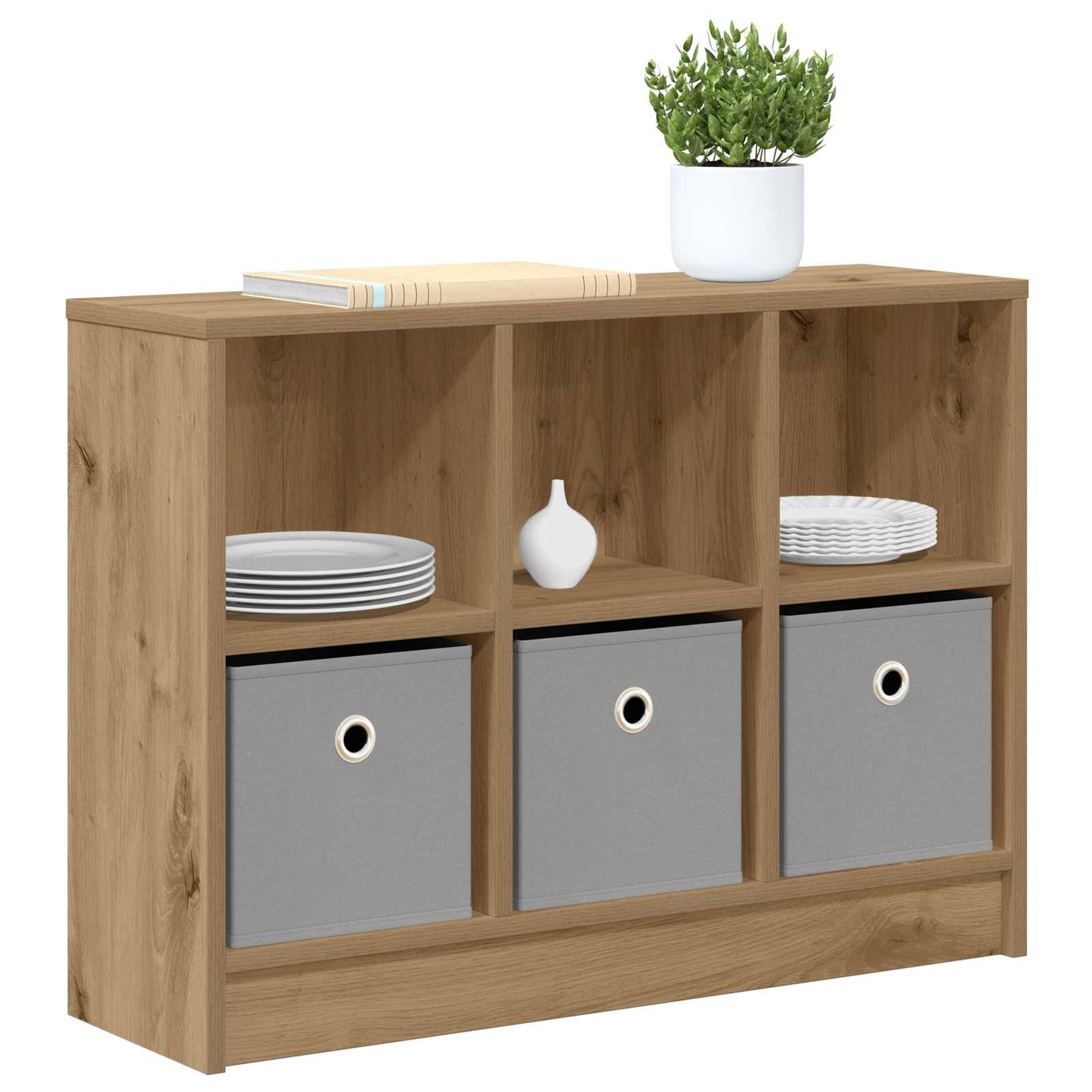 Serviesskap med skuff Artisan Eik 73,5 x 22,5 x 53,5 cm