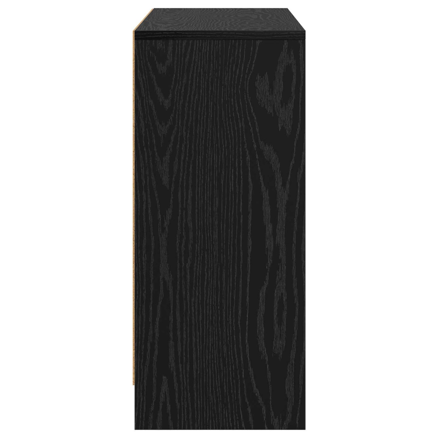 Serviesskap med skuff Svart Eik 88,5 x 27,5 x 63,5 cm