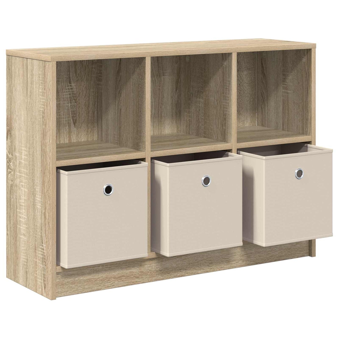 Serviesskap med skuff Sonoma eik 88,5 x 27,5 x 63,5 cm