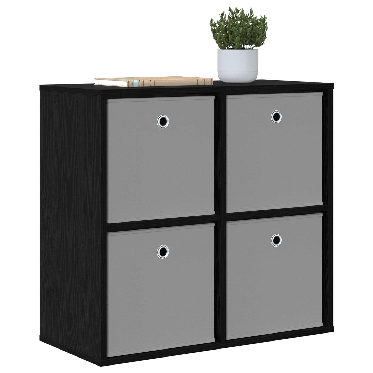 Serviesskap med skuff Svart Eik 68,5 x 32 x 67 cm
