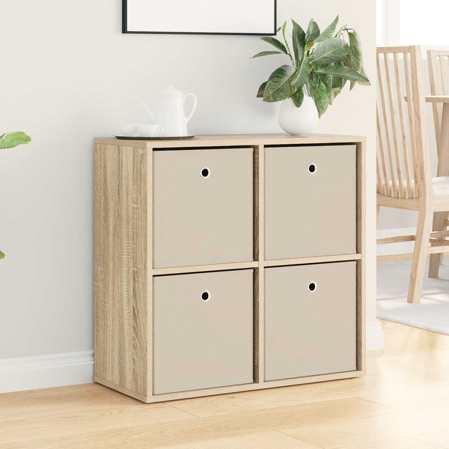Serviesskap med skuff Sonoma eik 68,5 x 32 x 67 cm