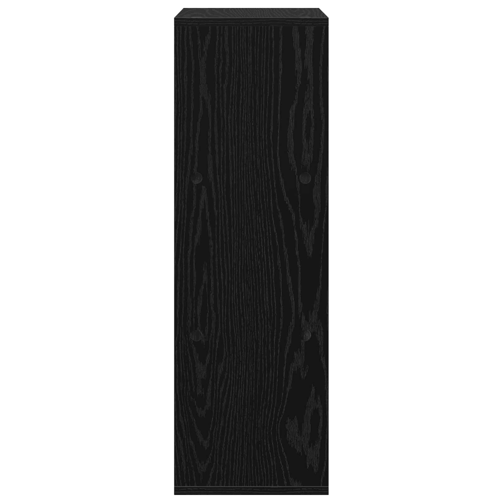 Serviesskap med skuff Svart Eik 30,5 x 27 x 84,5 cm vidaXL
