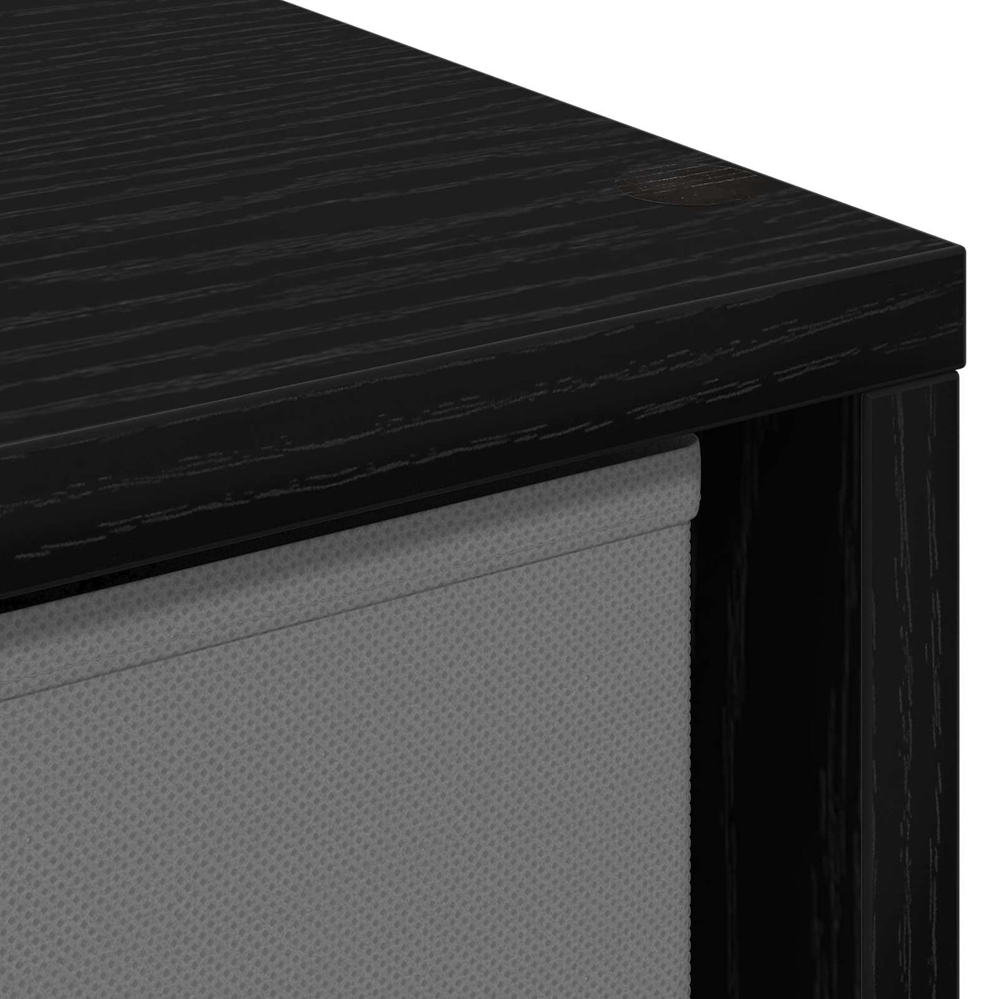 Serviesskap med skuff Svart Eik 35 x 32 x 99,5 cm