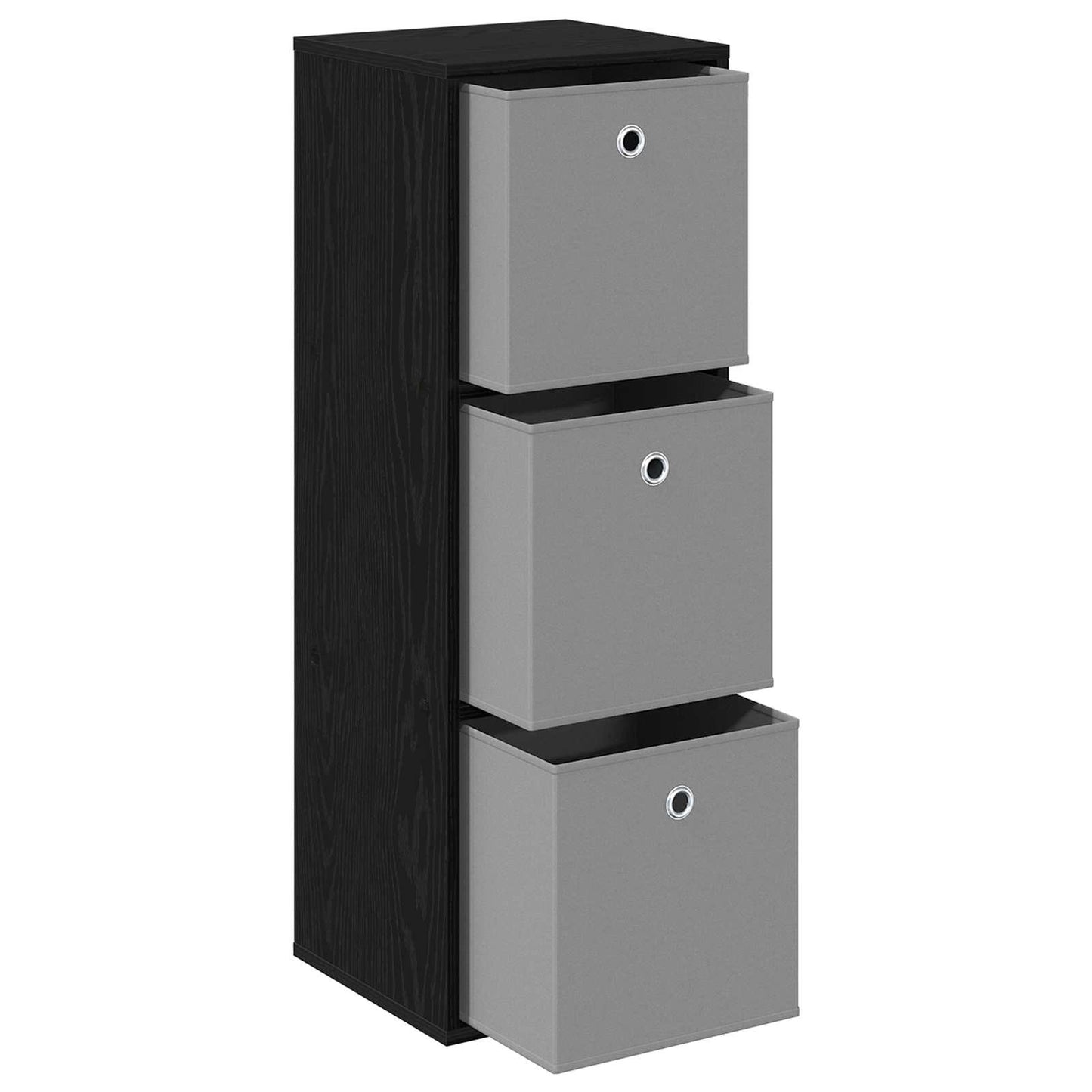 Serviesskap med skuff Svart Eik 35 x 32 x 99,5 cm