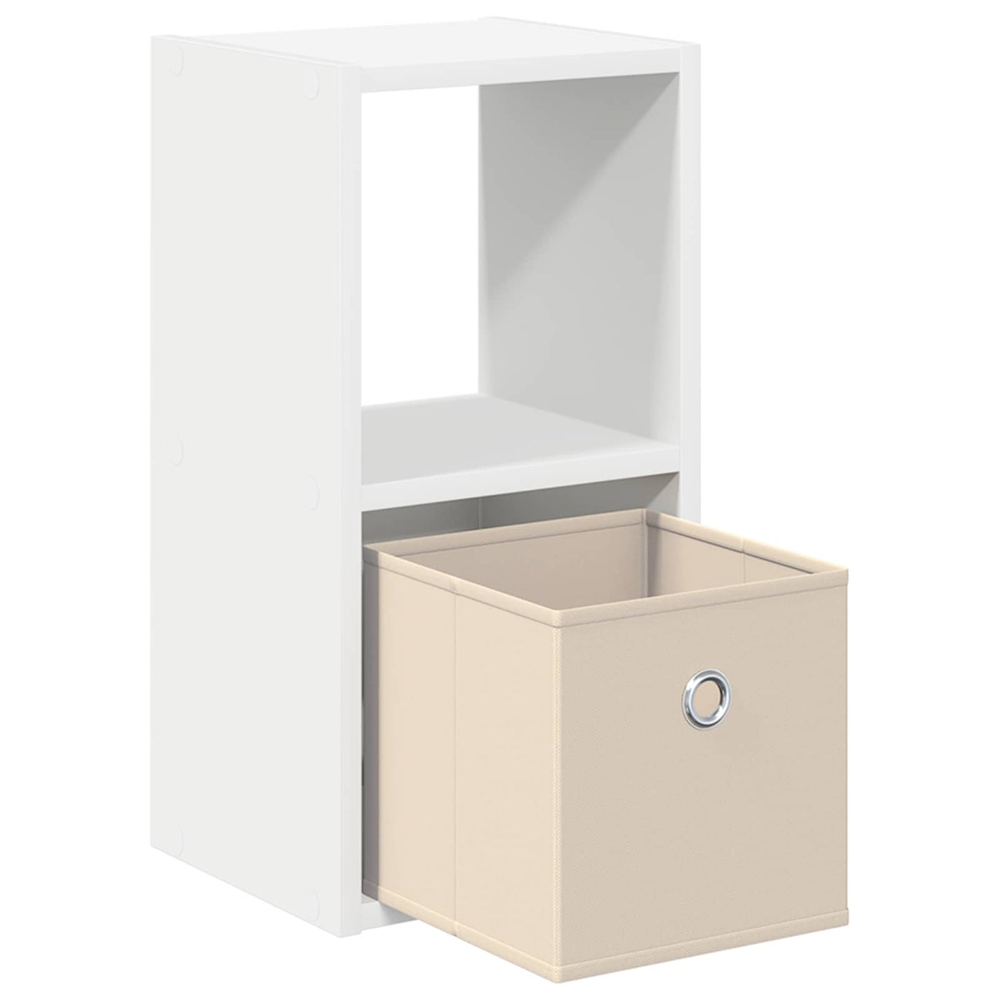 Nattbord 2 pcs Hvit 25,5 x 22 x 49,5 cm Konstruert tre