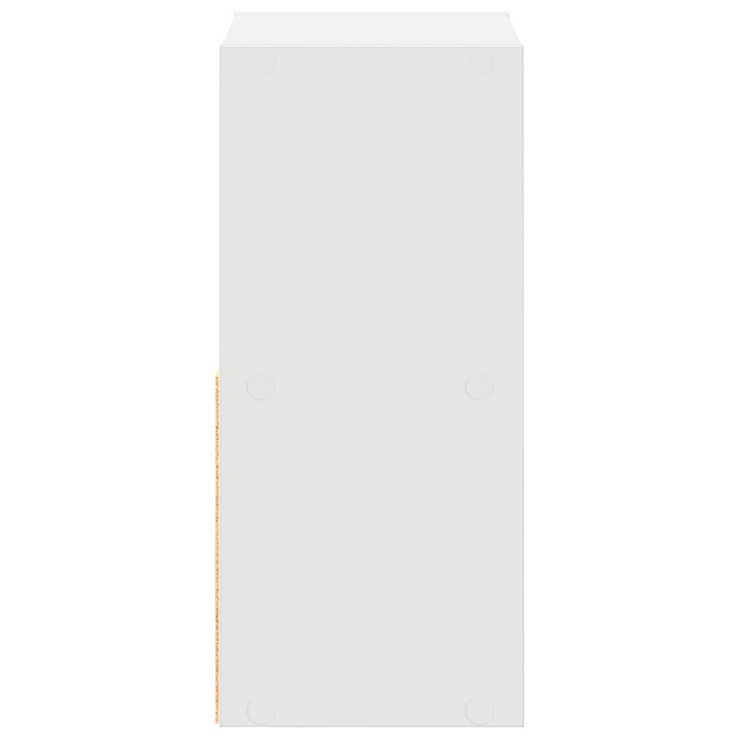 Nattbord 2 pcs Hvit 25,5 x 22 x 49,5 cm Konstruert tre
