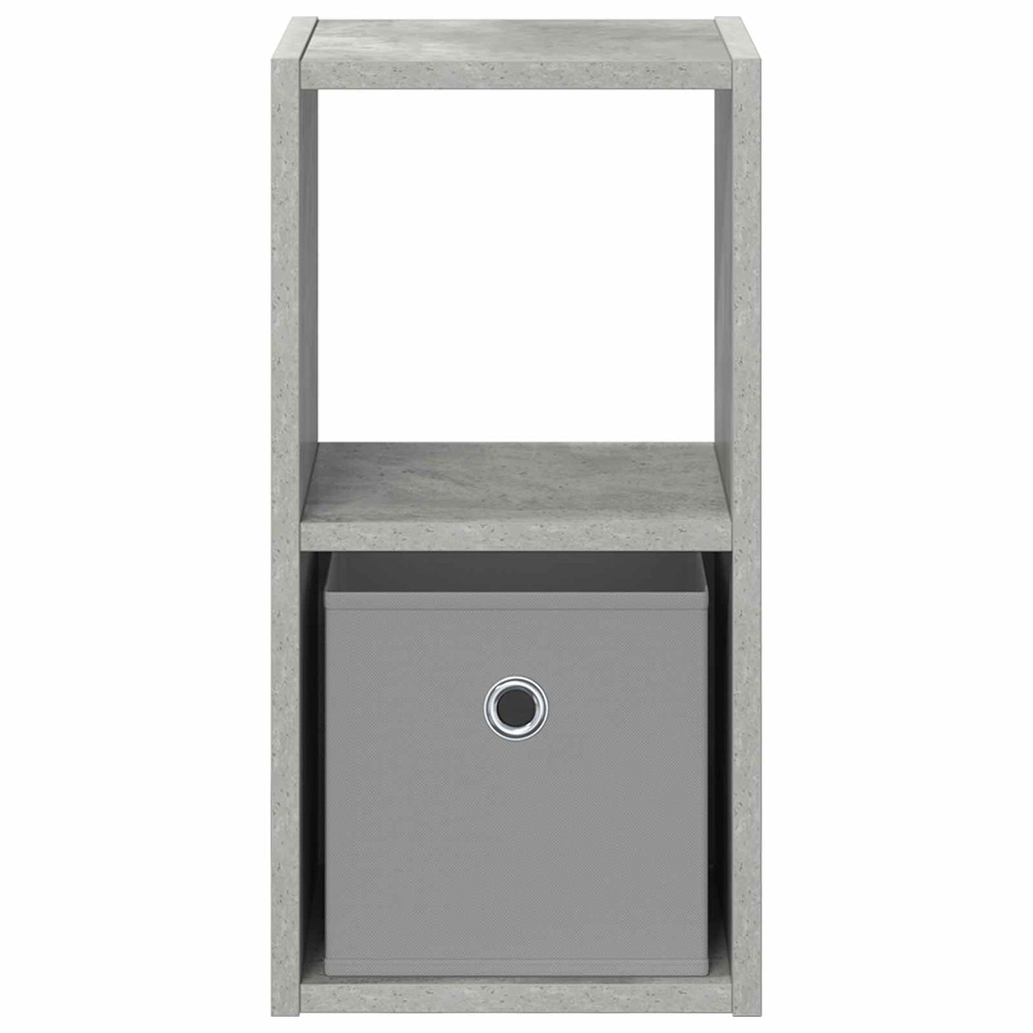 Nattbord 2 pcs Betonggrå 25,5 x 22 x 49,5 cm Konstruert tre