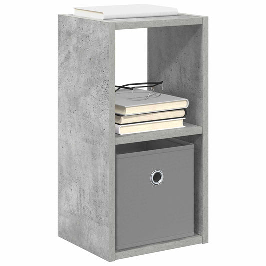 Nattbord 2 pcs Betonggrå 25,5 x 22 x 49,5 cm Konstruert tre