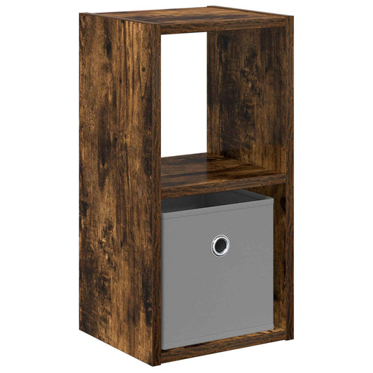 Nattbord med skuff Røkt eik 25,5 x 22 x 49,5 cm Konstruert tre