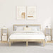 Nattbord 2 pcs Sonoma eik 30,5 x 27 x 59,5 cm Konstruert tre