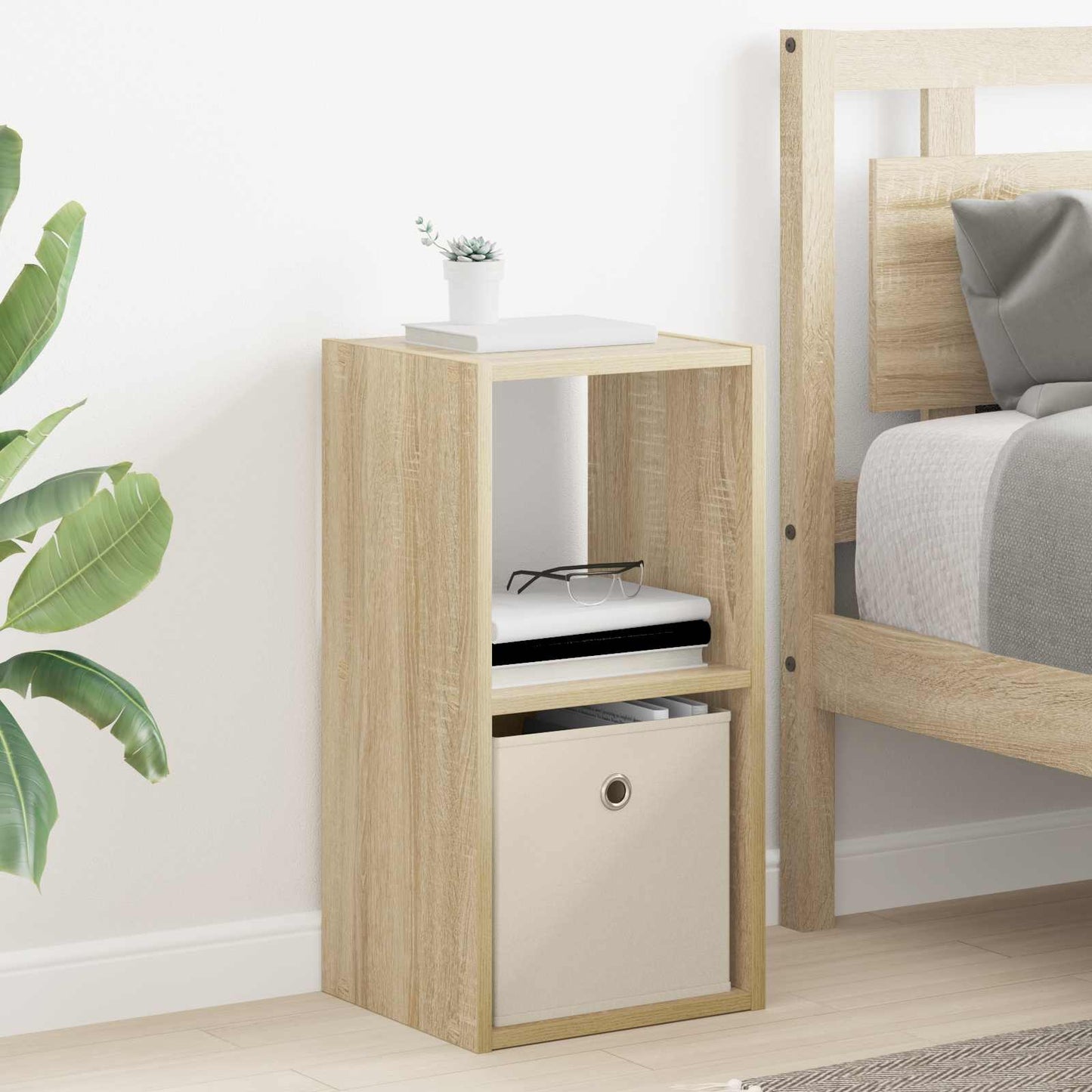 Nattbord 2 pcs Sonoma eik 30,5 x 27 x 59,5 cm Konstruert tre