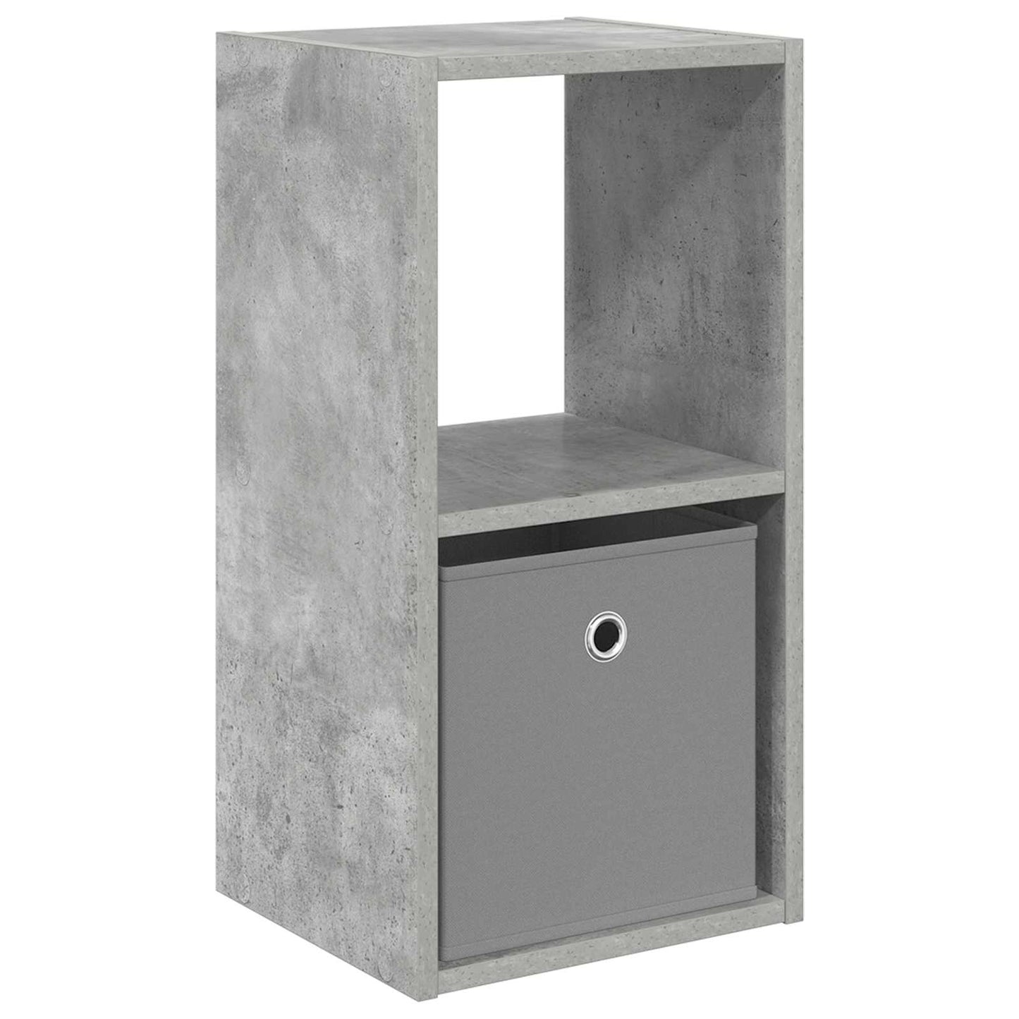 Nattbord med skuff Betonggrå 30,5 x 27 x 59,5 cm Konstruert tre