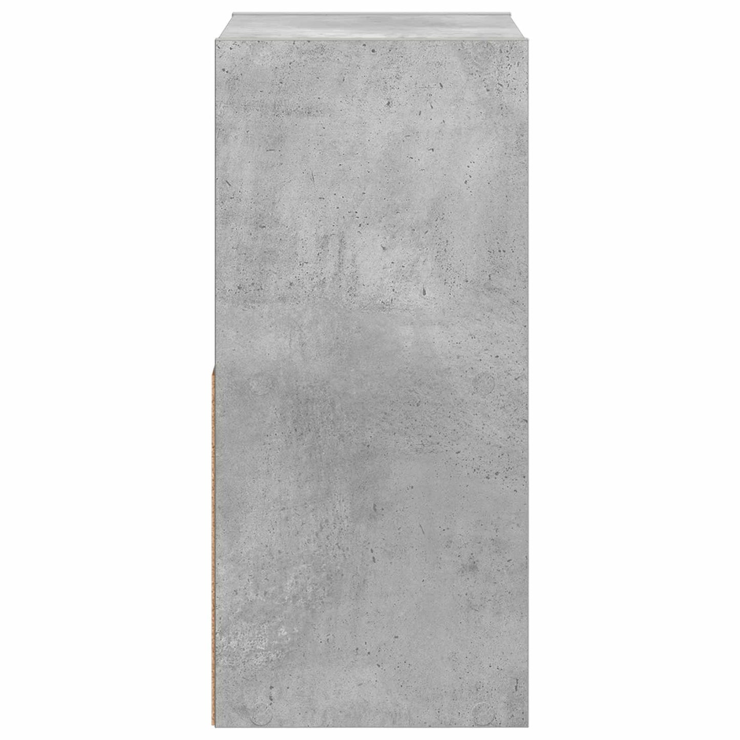 Nattbord med skuff Betonggrå 30,5 x 27 x 59,5 cm Konstruert tre