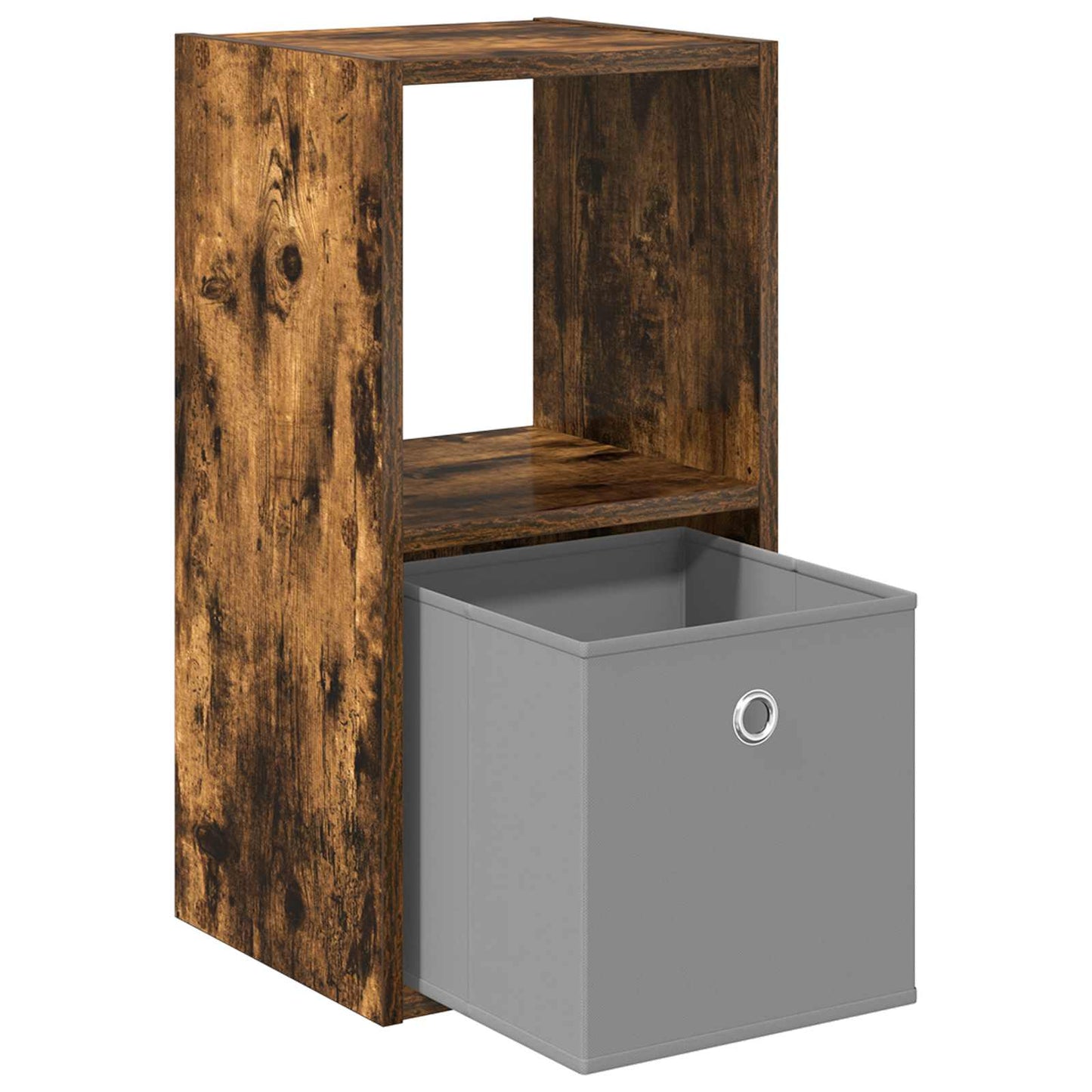 Nattbord 2 pcs Røkt eik 30,5 x 27 x 59,5 cm Konstruert tre
