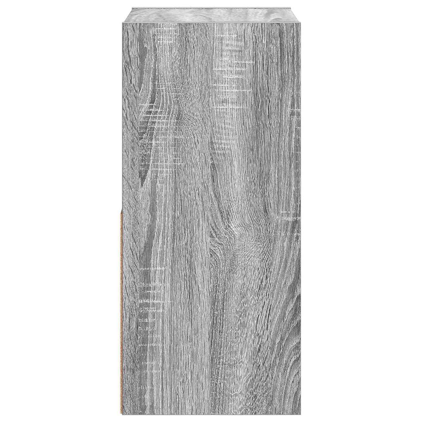 Nattbord 2 pcs Grå Sonoma 30,5 x 27 x 59,5 cm Konstruert tre