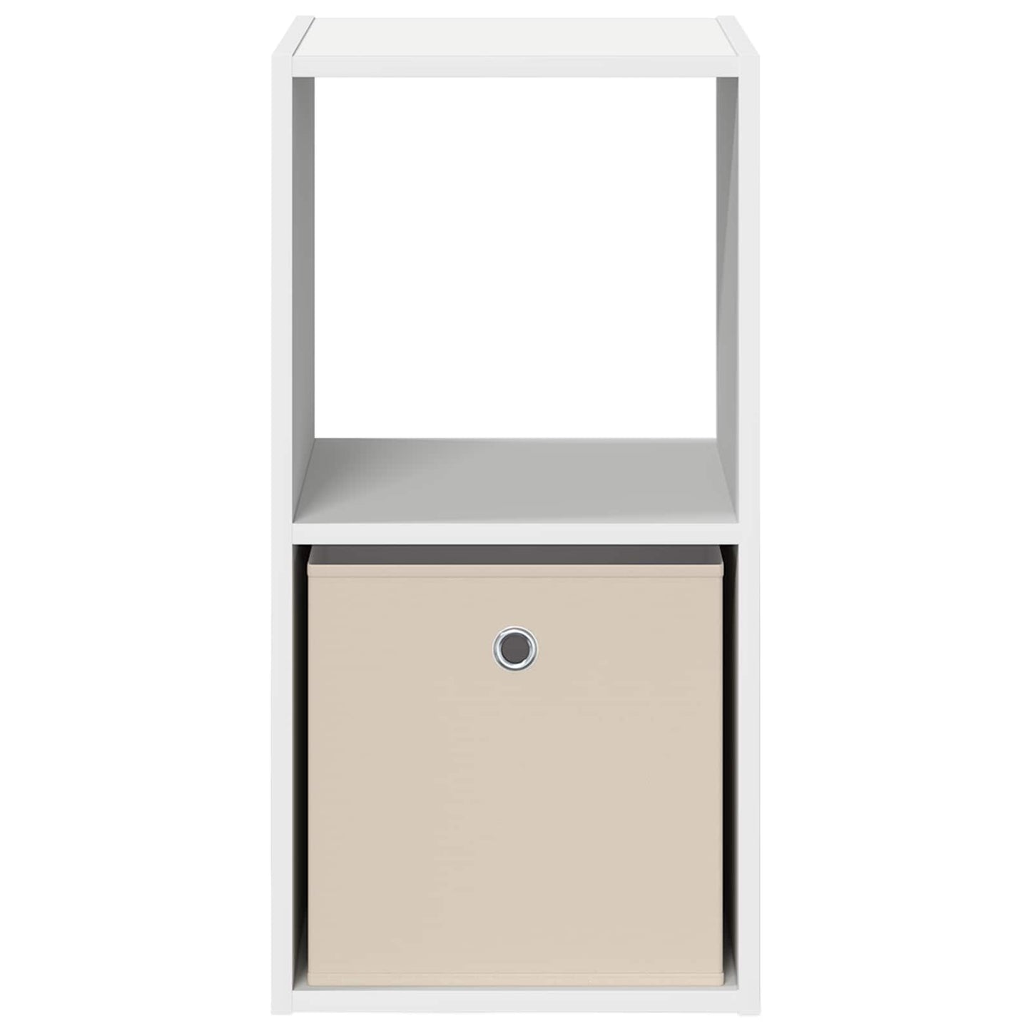 Nattbord med skuff 2 pcs Hvit 35 x 32 x 68,5 cm Konstruert tre
