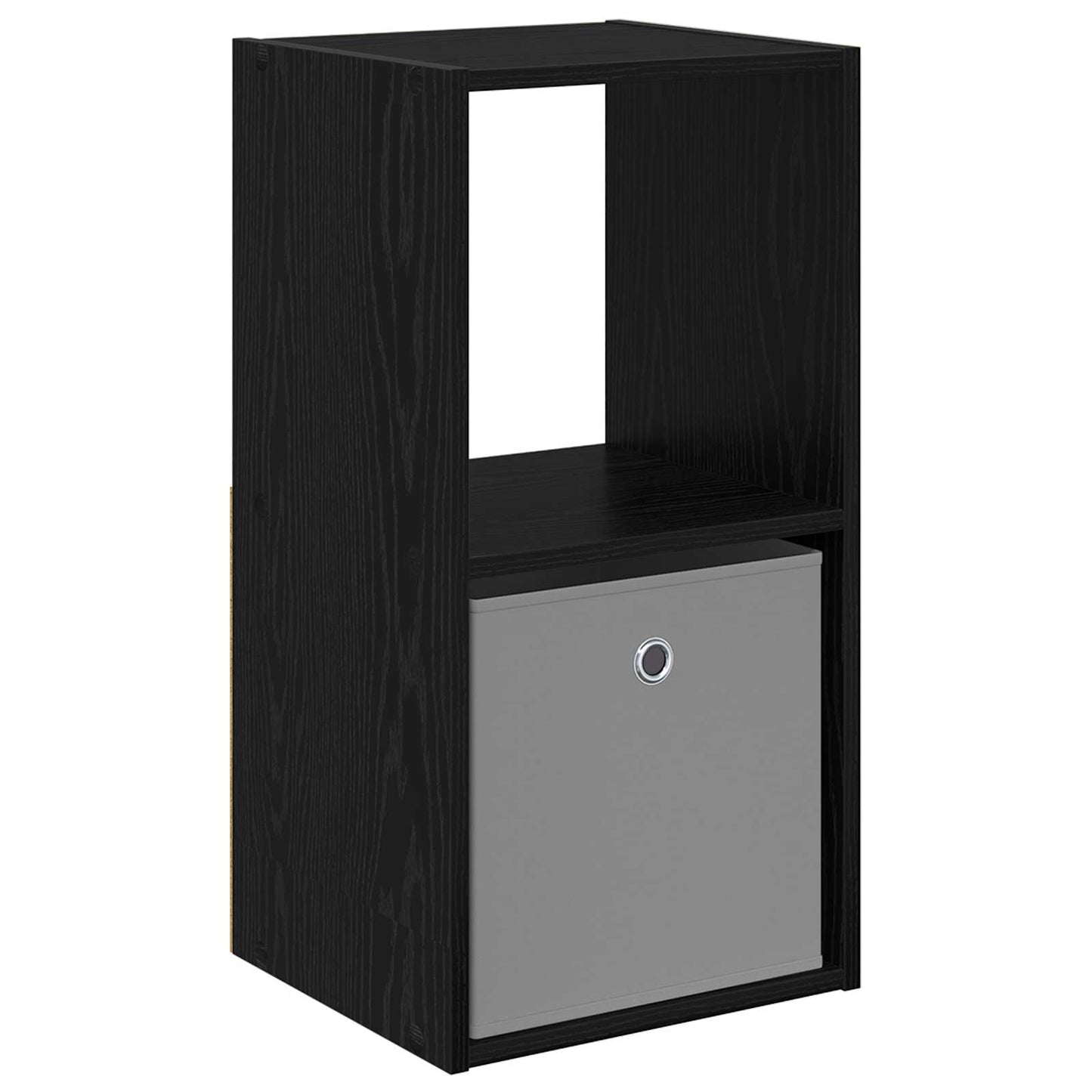 Nattbord Svart Eik 35 x 32 x 68,5 cm Konstruert tre