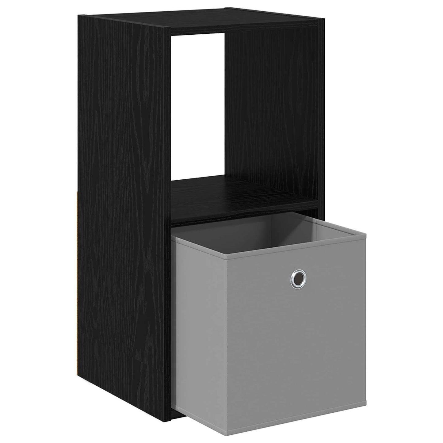 Nattbord Svart Eik 35 x 32 x 68,5 cm Konstruert tre