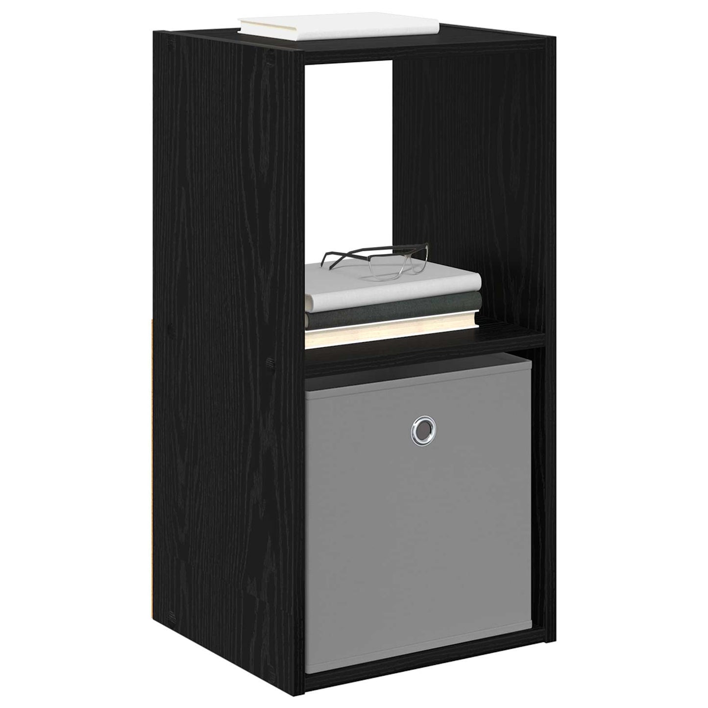 Nattbord Svart Eik 35 x 32 x 68,5 cm Konstruert tre