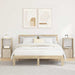 Nattbord 2 pcs Sonoma eik 35 x 32 x 68,5 cm Konstruert tre