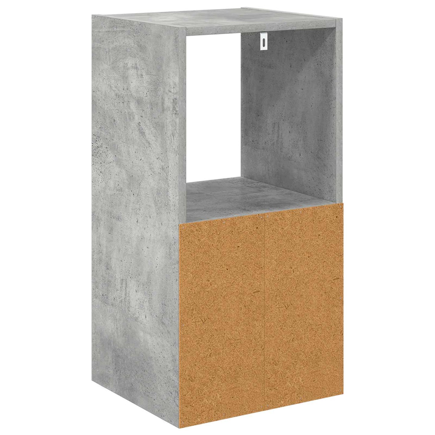 Nattbord 2 pcs Betonggrå 35 x 32 x 68,5 cm Konstruert tre