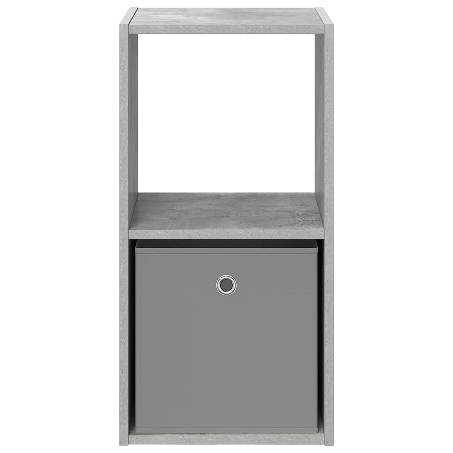 Nattbord 2 pcs Betonggrå 35 x 32 x 68,5 cm Konstruert tre