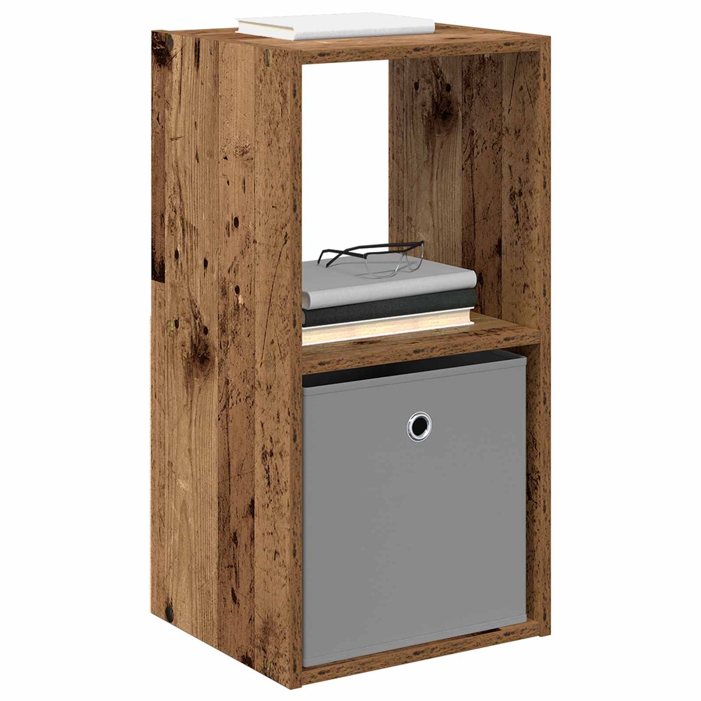 Nattbord med skuff Gammelt tre 35 x 32 x 68,5 cm Konstruert tre