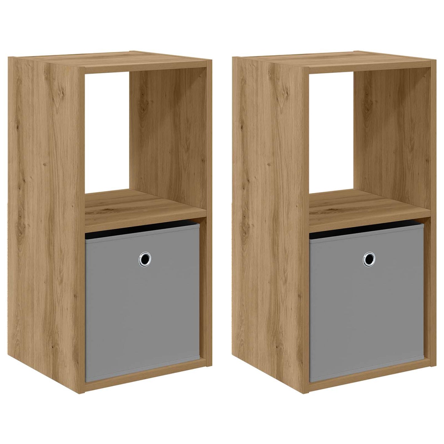 Nattbord 2 stk. Artisan Eik 35 x 32 x 68,5 cm Konstruert tre
