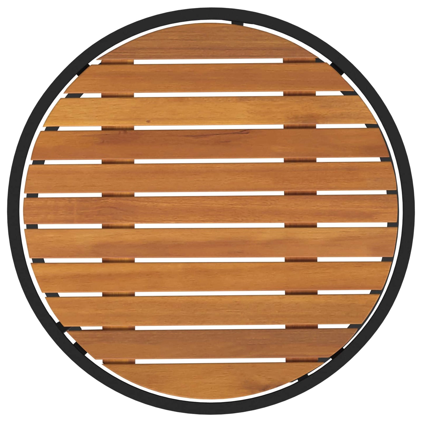 Kaffebord Sett 2 pcs Naturlig og svart 55 x 55 x 45 cm