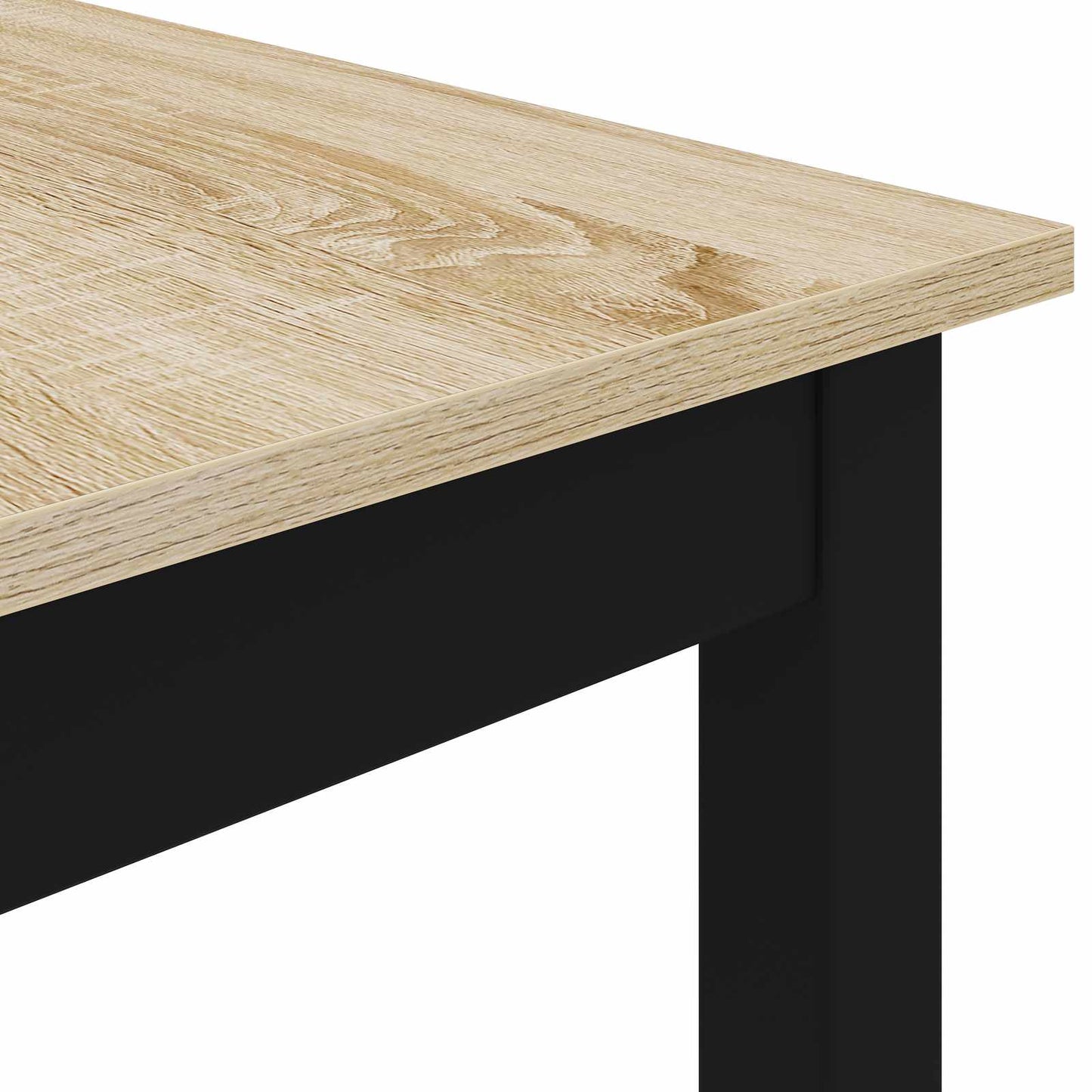 Spisebord 180 x 90 x 75 cm Konstruert tre Rektangulær