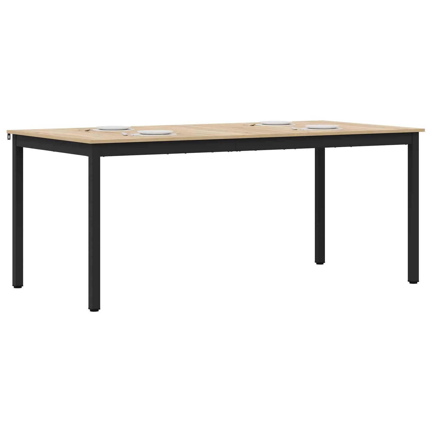 Spisebord 180 x 90 x 75 cm Konstruert tre Rektangulær