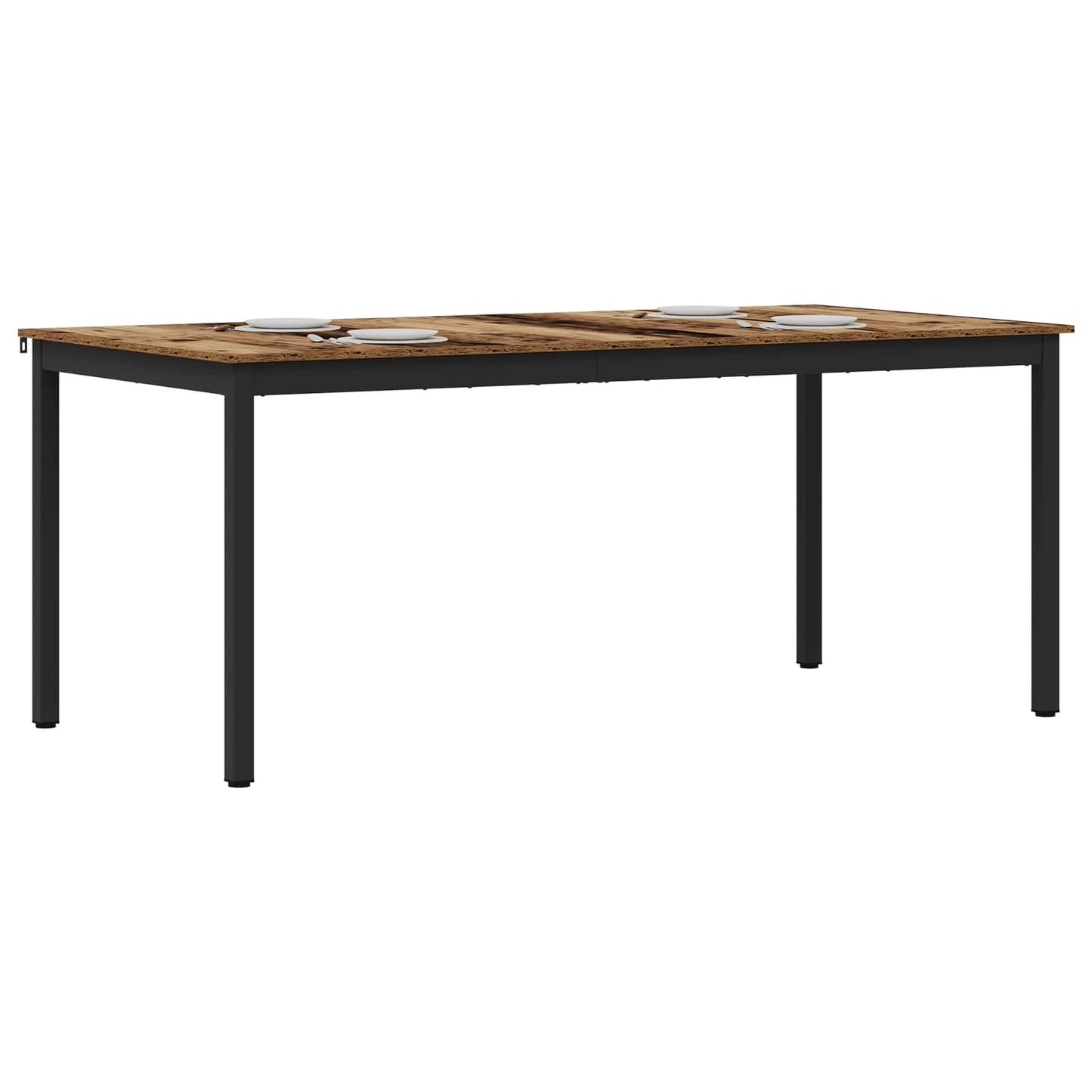Spisebord 180 x 90 x 75 cm Konstruert tre Rektangulær